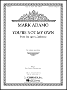 You're Not My Own Vocal Solo & Collections sheet music cover